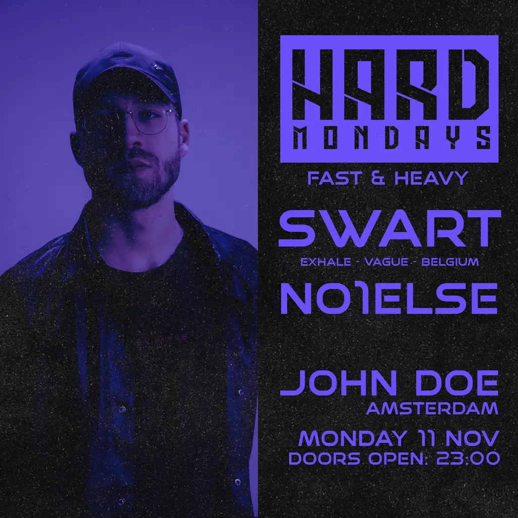 11/11 Hard Mondays Amsterdam - Hard Techno Night