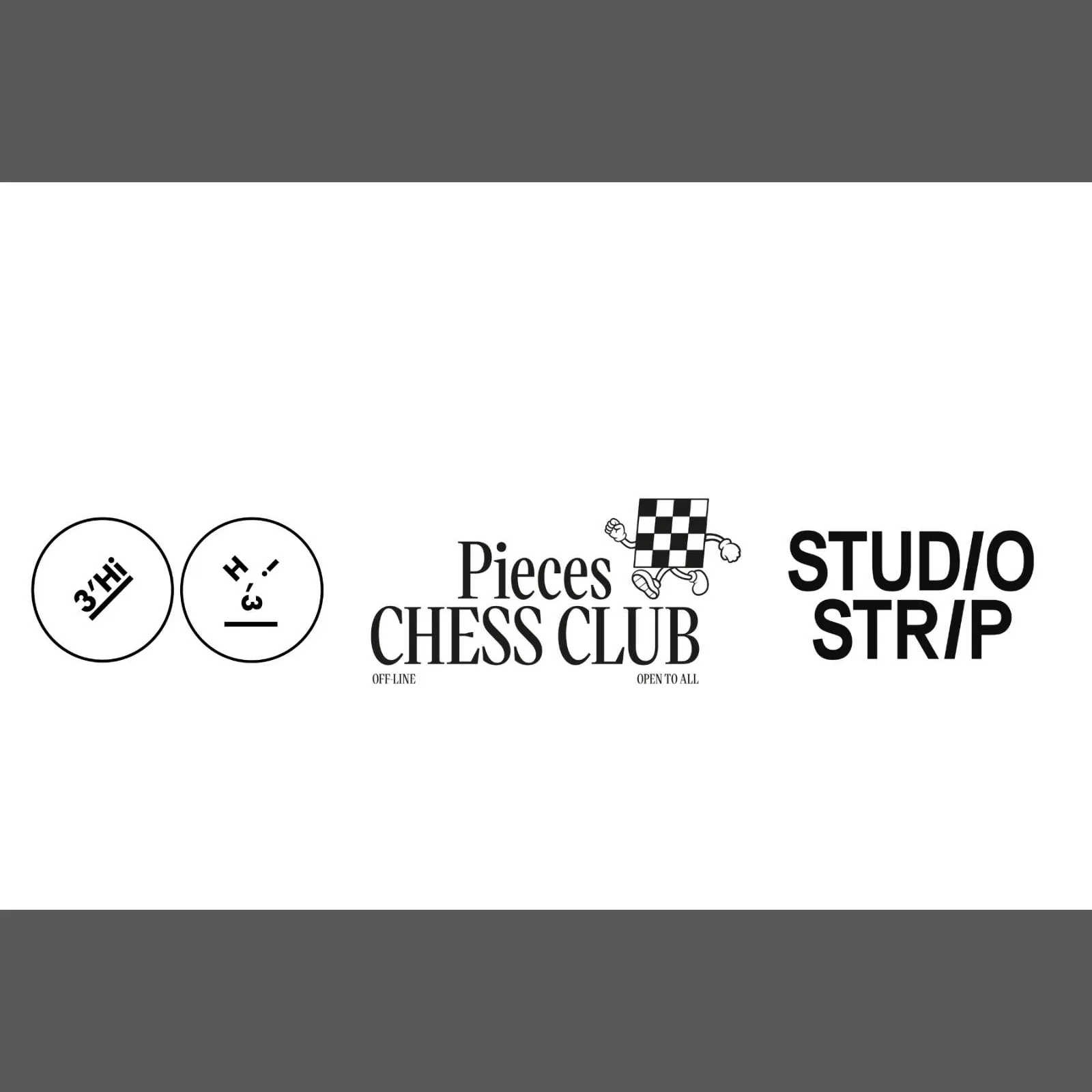 Pieces Chess Club x Studio Strip x 3'Hi