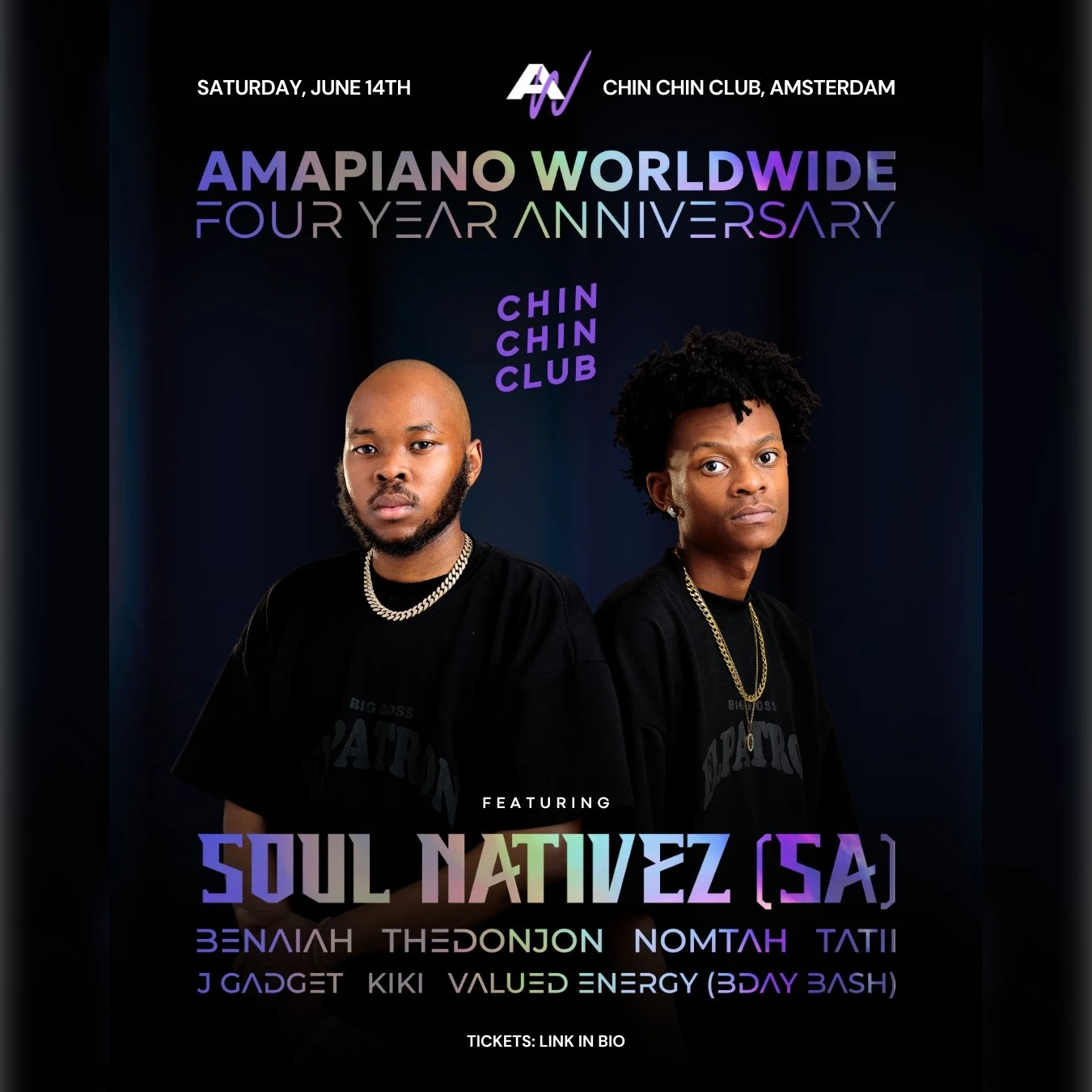 4YR Anniversary Chin Chin Club Amsterdam