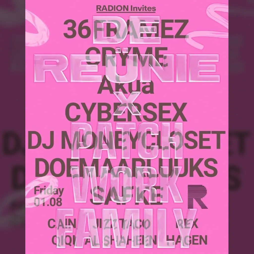 PRIDE: RADION invites De Reünie x Patchwork Family