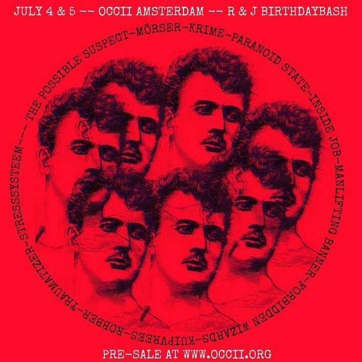 05/07 | R/J BiRTHDAY BASH! w/ ROBBER + TRAUMATIZER + KUIPVREES + FORBIDDEN WIZARDS + MANLIFTING BANNER + INSIDE JOB