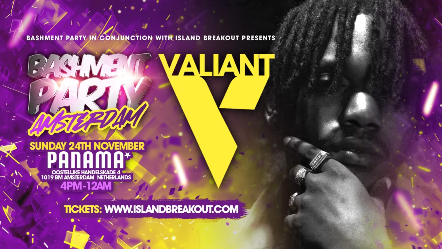 Bashment Party – Amsterdam – Valiant Live