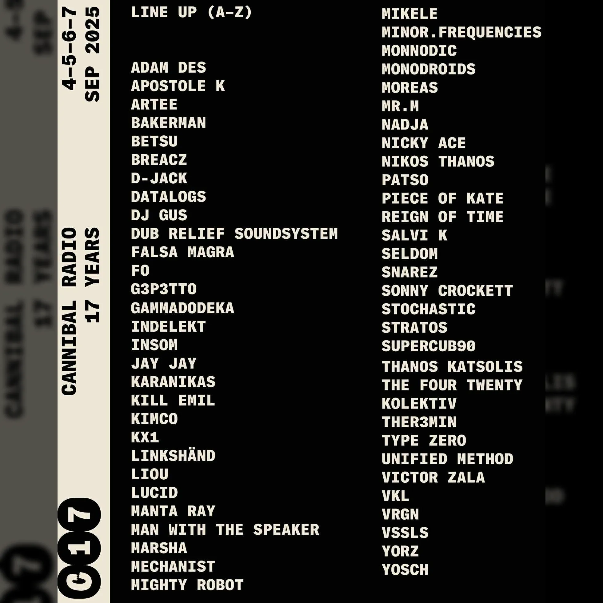 17 years Cannibal Radio