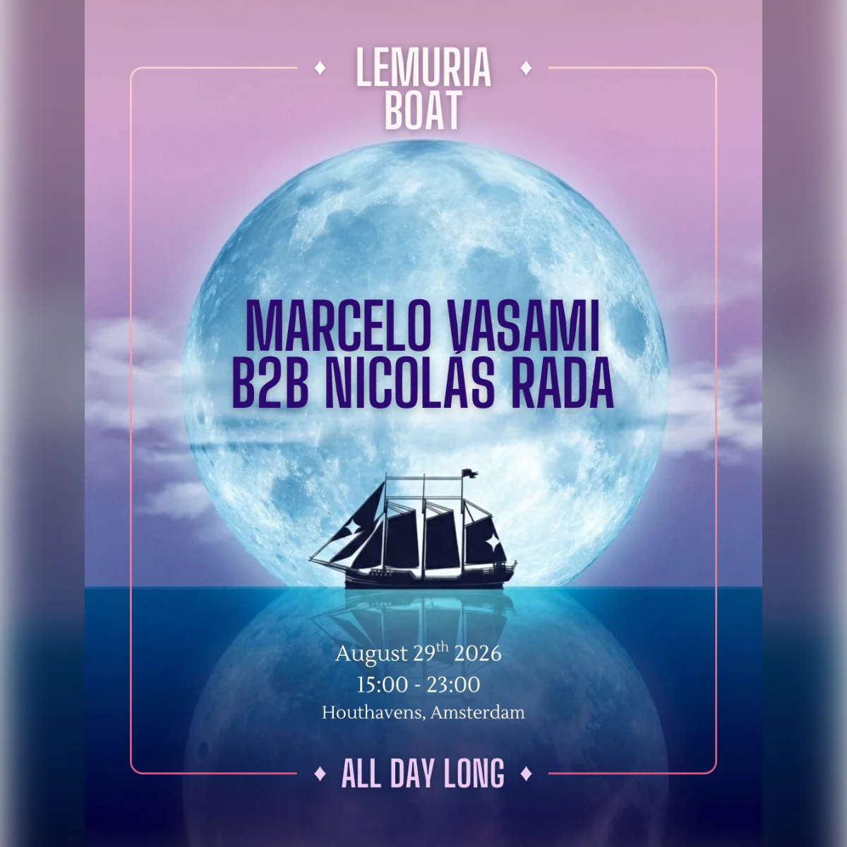 Nicolas Rada B2B Marcelo Vasami - Lemuria Boat Party 2026