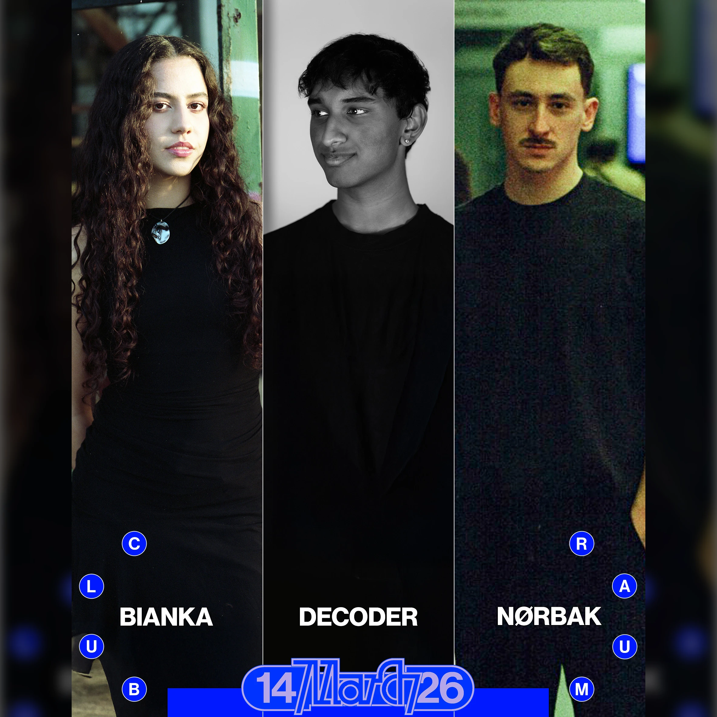 BIANKA, Decoder, Hannecart, Nørbak, Sugar Free