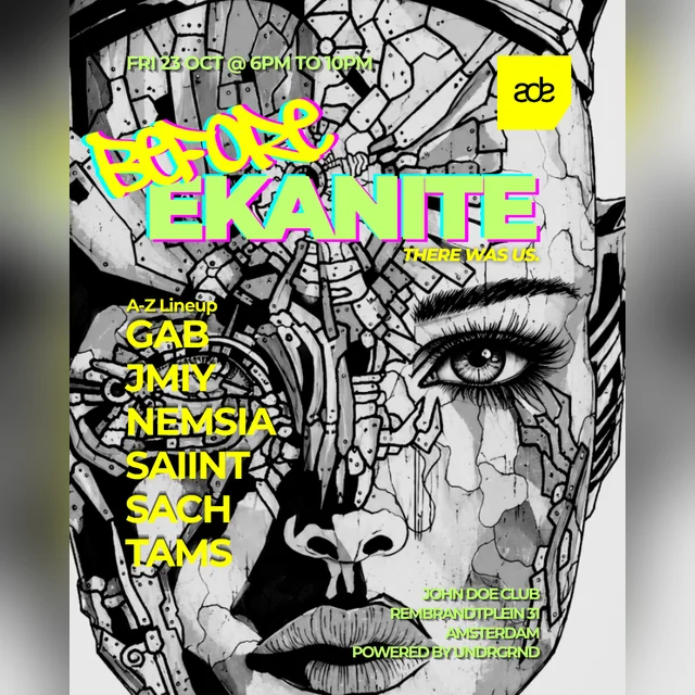BEFORE x EKANITE: ADE 30 YEARS - NEMSIA