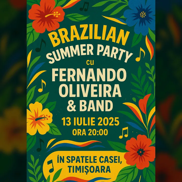 Fernando Oliveira | Brazilian Summer Party | În Spatele Casei