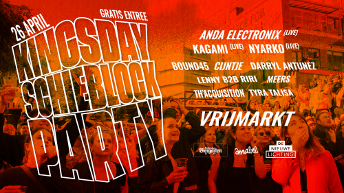 Kingsday Schieblock-party