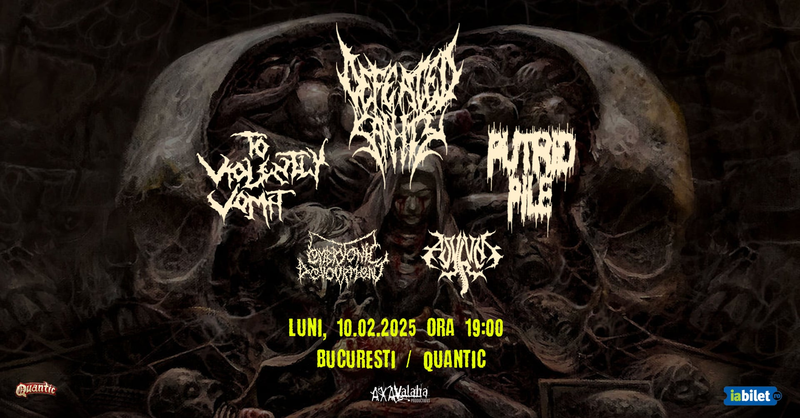 Defeated Sanity, To Violently Vomit, Putrid Pile, Asylum, and Embryonic Devourment.