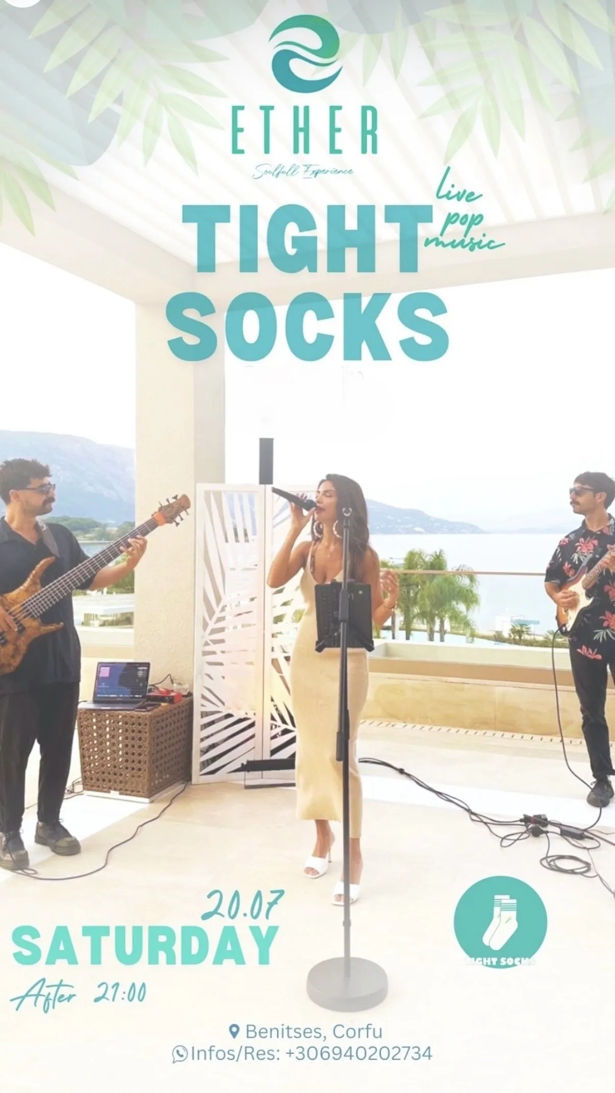 Tight Socks live at Ether Benitses 