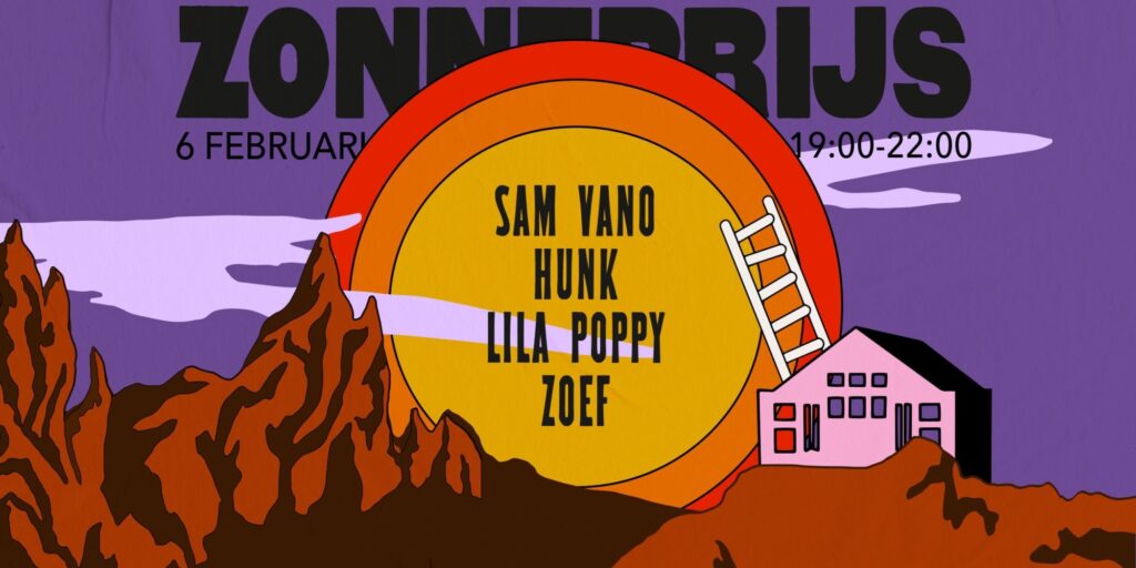 Zonneprijs #5 • Sam Vano • HUNK • Lila Poppy • zoef