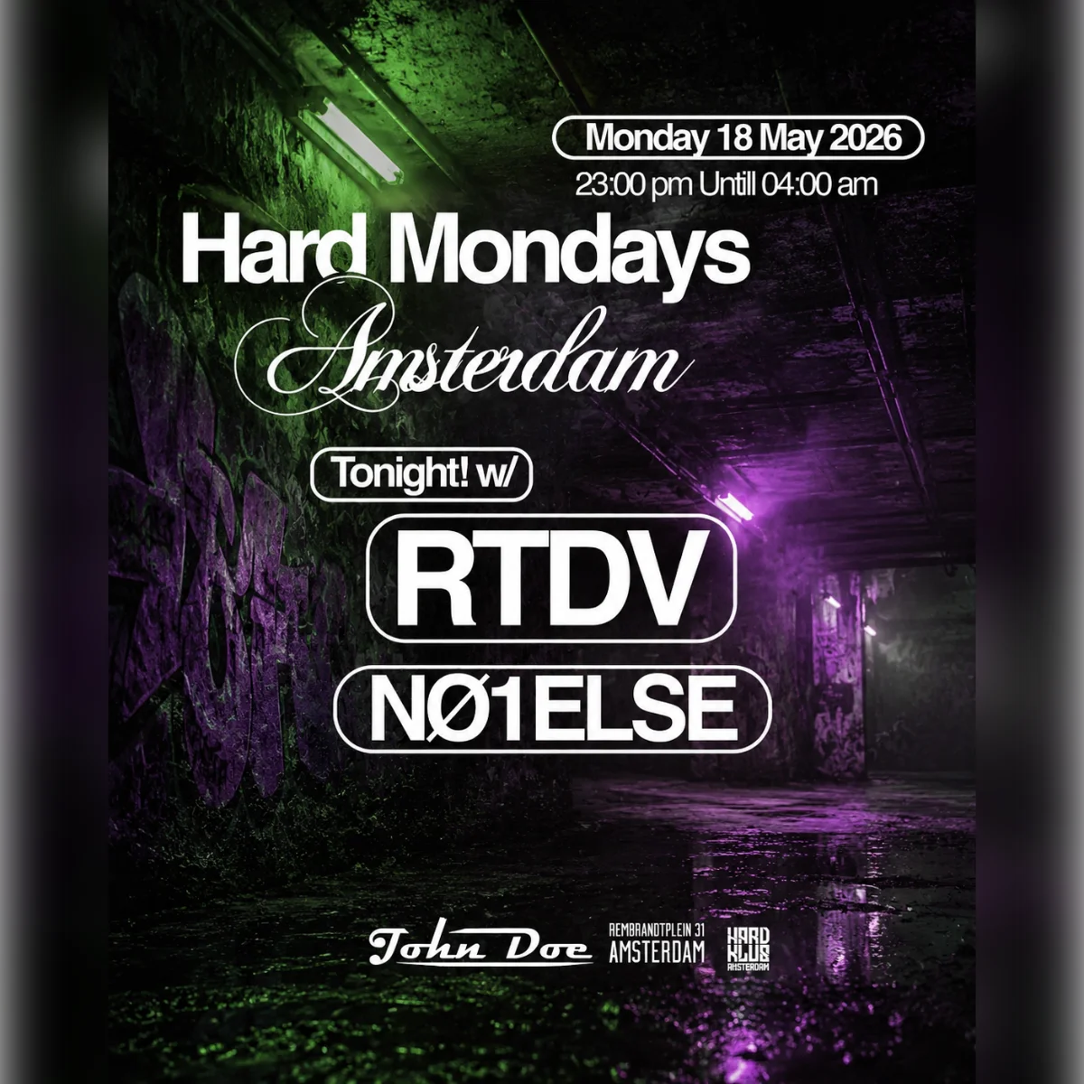 Hard Monday - Hard Techno Night