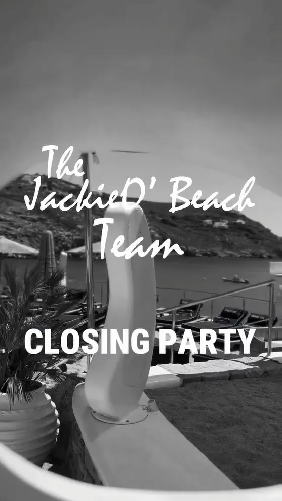 The JackieO’ Beach team Closing Party