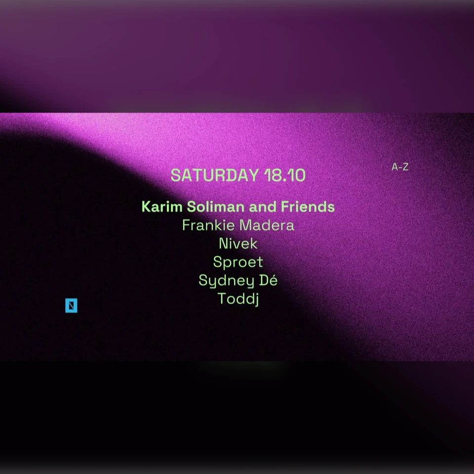 TOFFLER Presents Karim Soliman and Friends