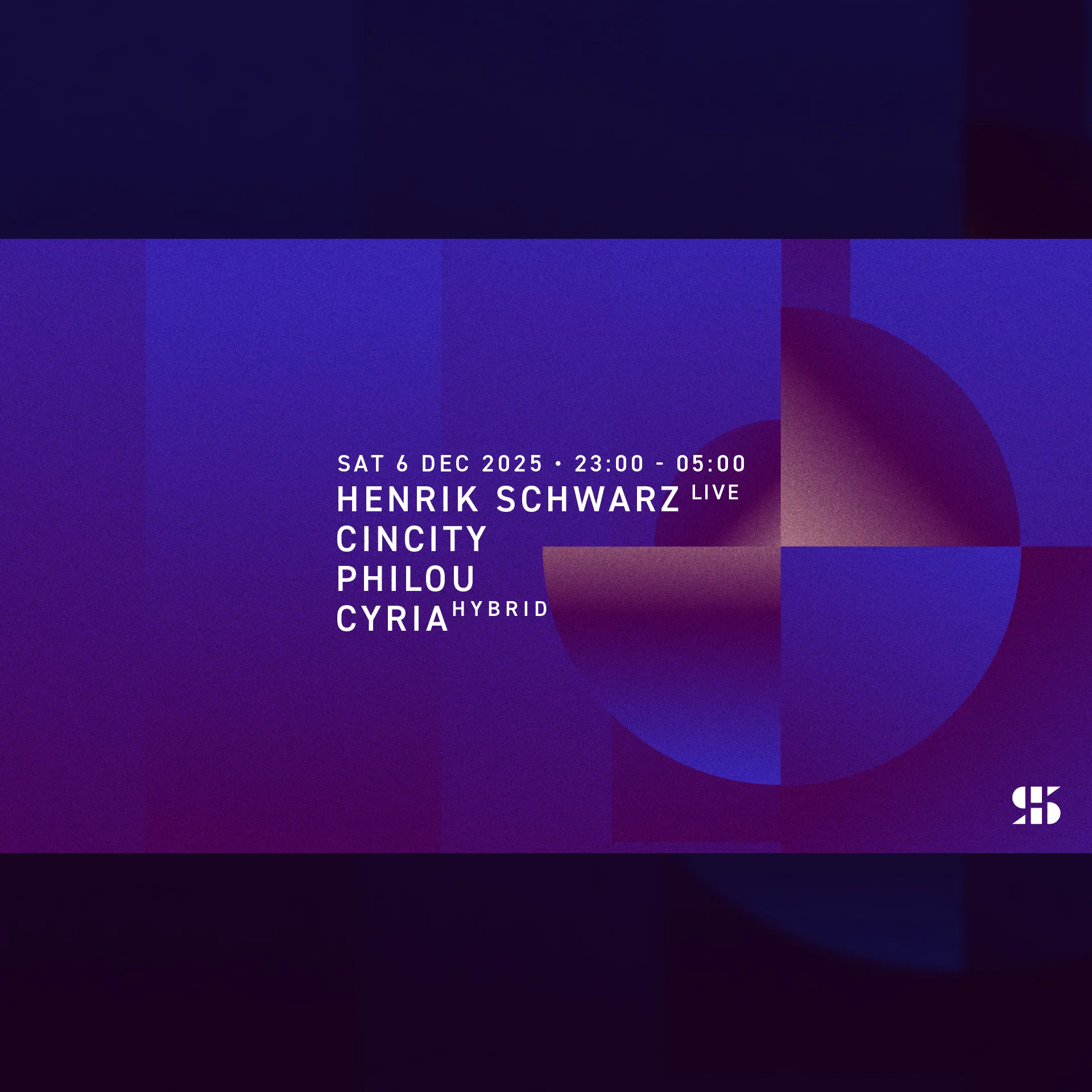 Henrik Schwarz , Cincity, Philou, Cyria 