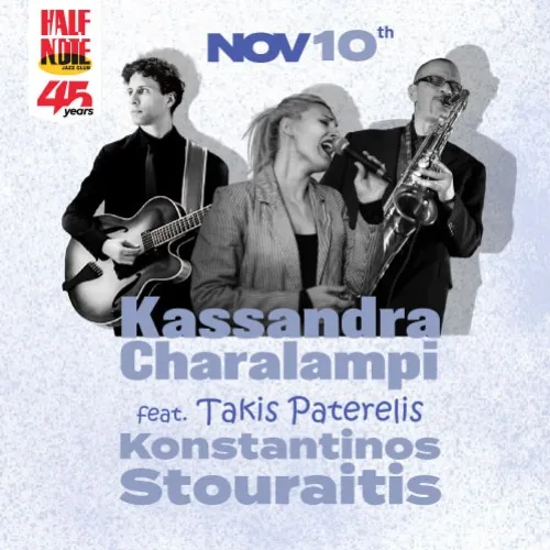 Kassandra Charalampi + Konstantinos Stouraitis trio feat. Takis Paterelis