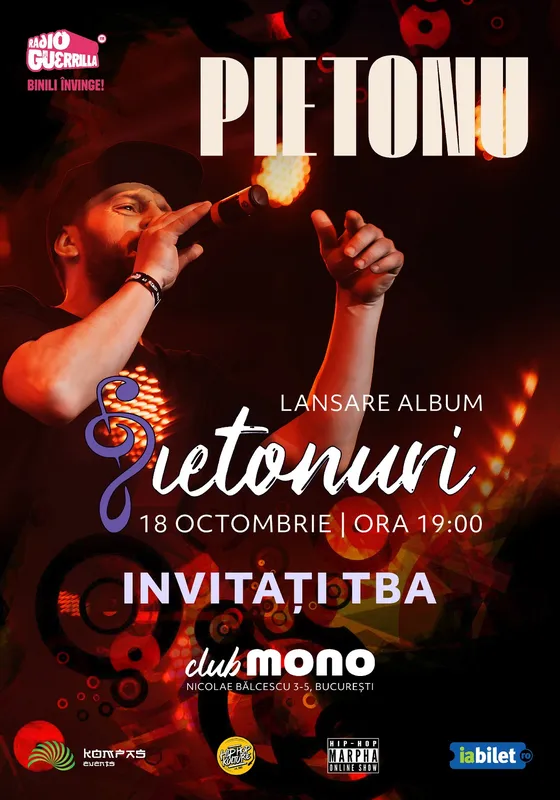 Pietonu @ Lansare album "Pietonuri"