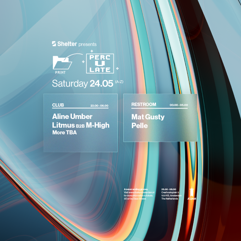 Shelter presents: Perc U Late