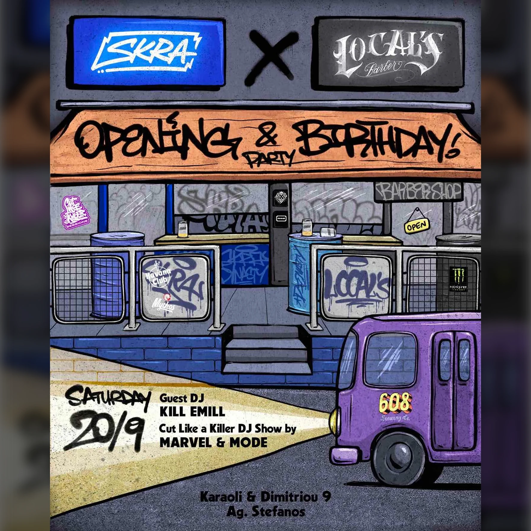 SKRA x Local’s Barber