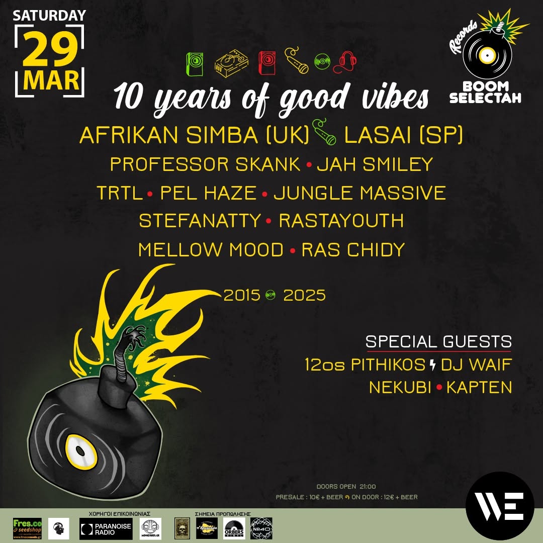 1O YEARS OF GOOD VIBES