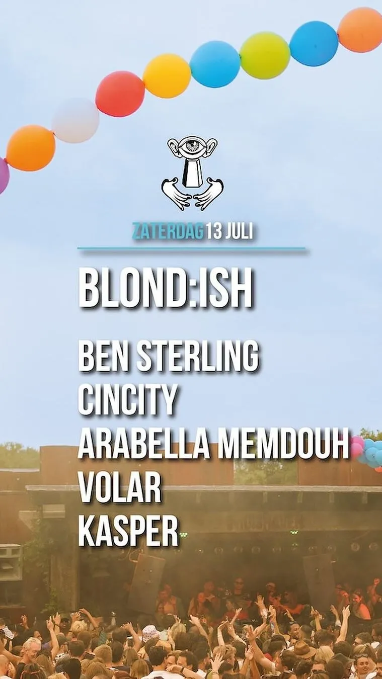 Thuishaven w/ BLOND:ISH / Ben Sterling / Cincity & more