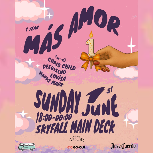 1 YEAR MÁS AMOR w/ DEERISLND