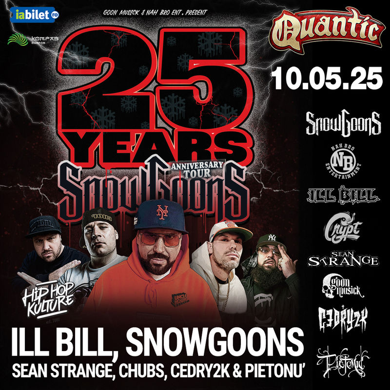 Ill Bill & Snowgoons - 25 Years Snowgoons @ Sean Strange, Chubs, Cedryk & Pietonu