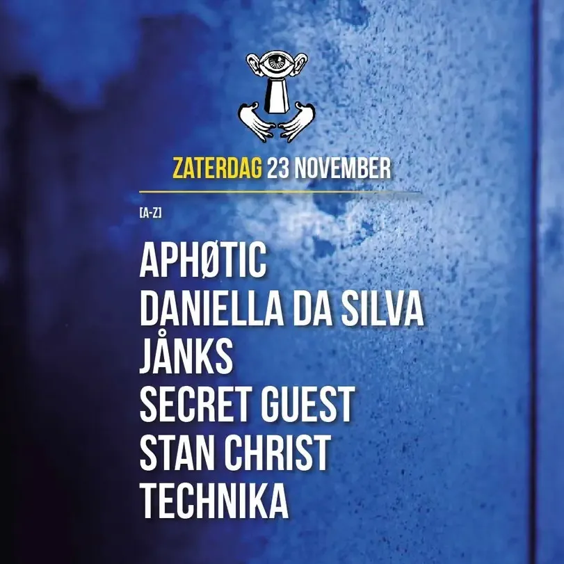Thuishaven with APHØTIC / Stan Christ / secret guest