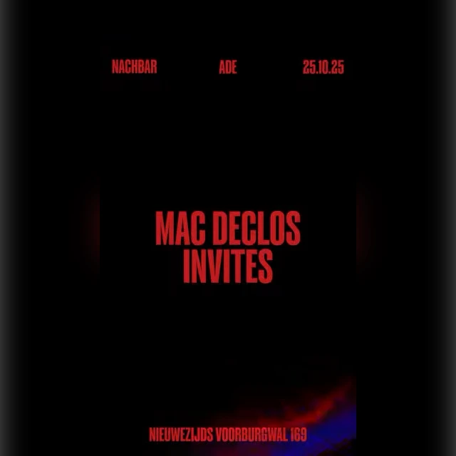 Mac Declos invites Karina Schneider, Lacchesi & Mary Lake 