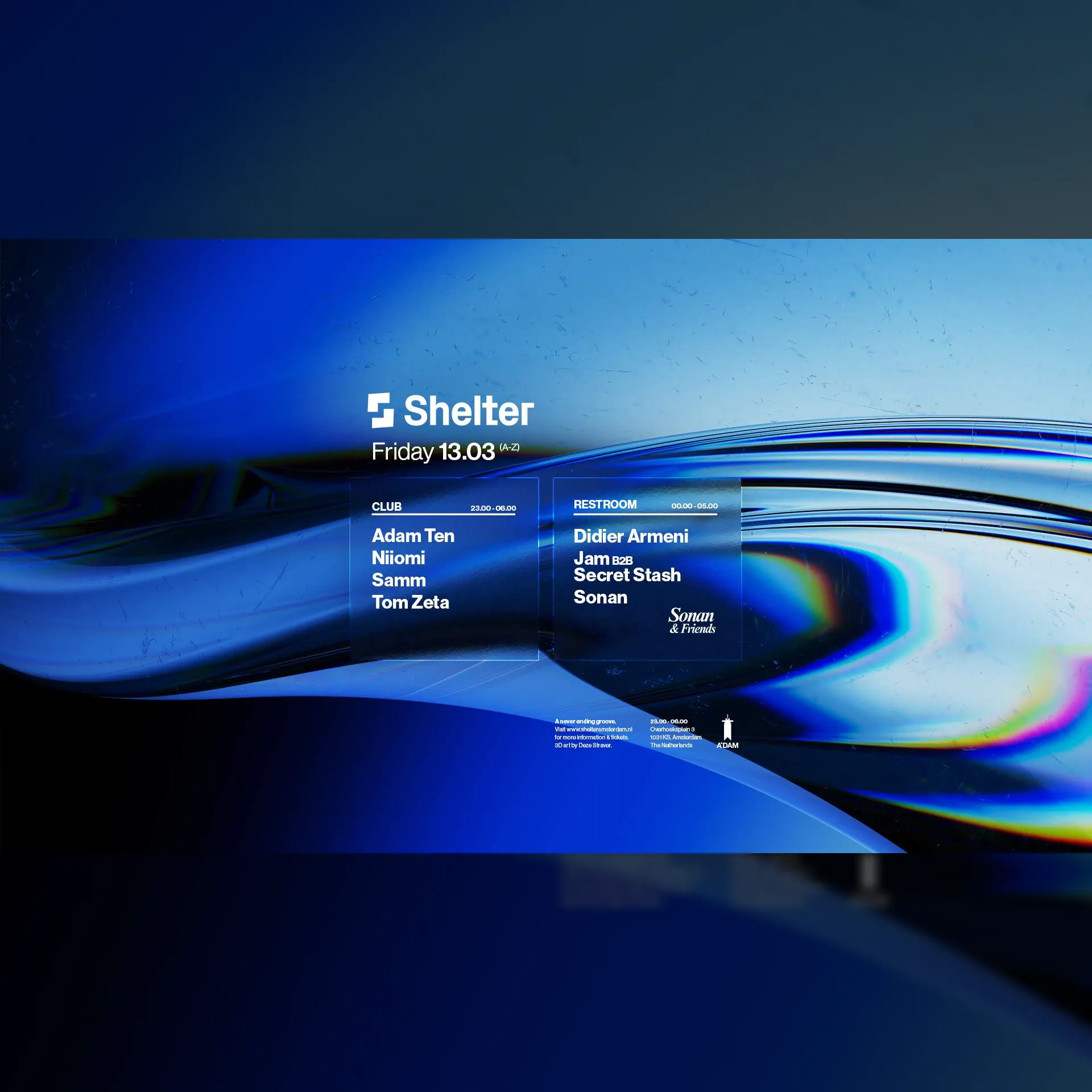 Tom Zeta, Adam Ten, Samm, Niiomi