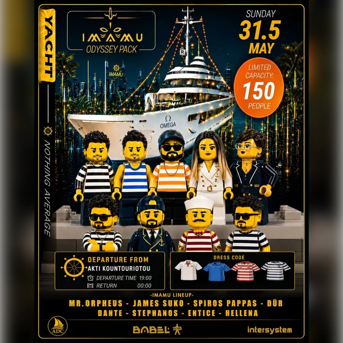 IMAMU ODYSSEY PACK | SUNDAY 31 MAY