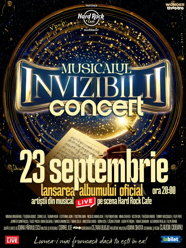 23/09 | Musicalul Invizibilii - Concert