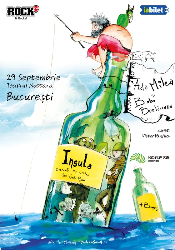 Ada Milea & Bobo Burlacianu ~ Concert cu jucării „Insula”