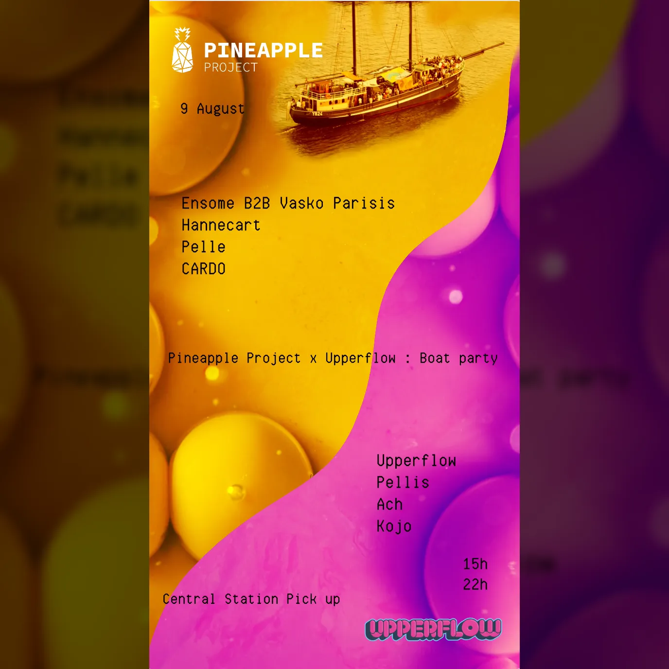 Pineapple Project x Upperflow: Boat Party