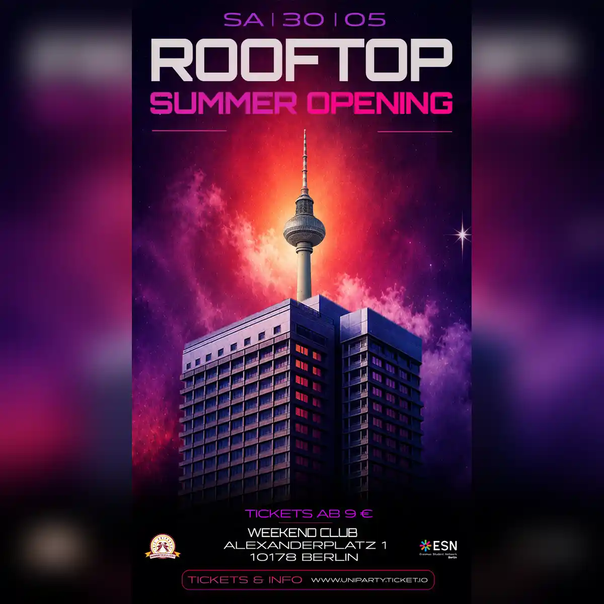 Rooftop Summer Opening