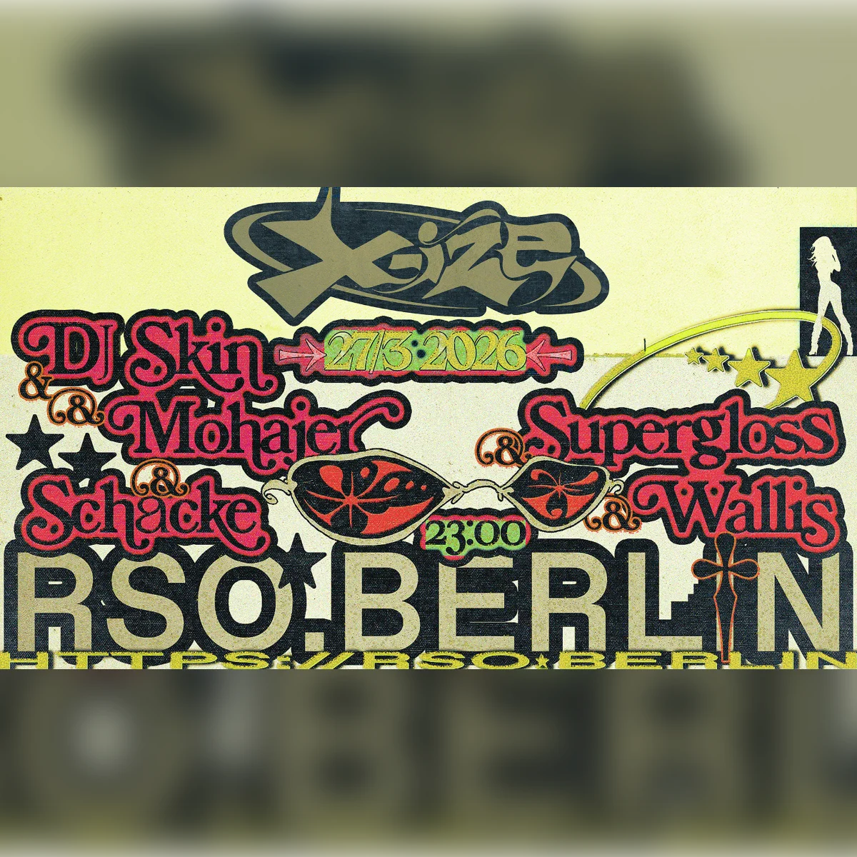 X-IZE with DJ SKIN, Mohajer, Schacke, Supergloss, Wallis