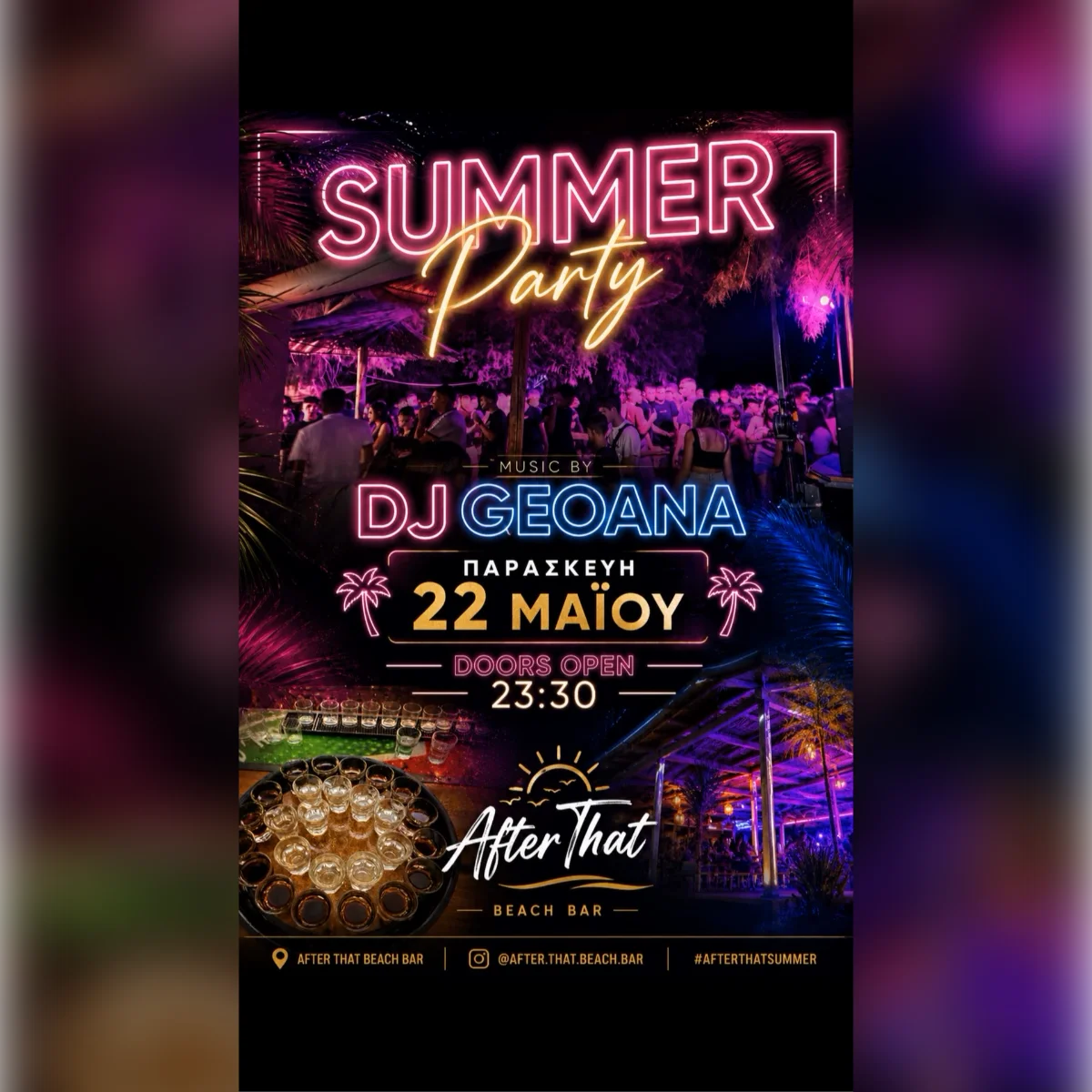 Summer party dj Geoana