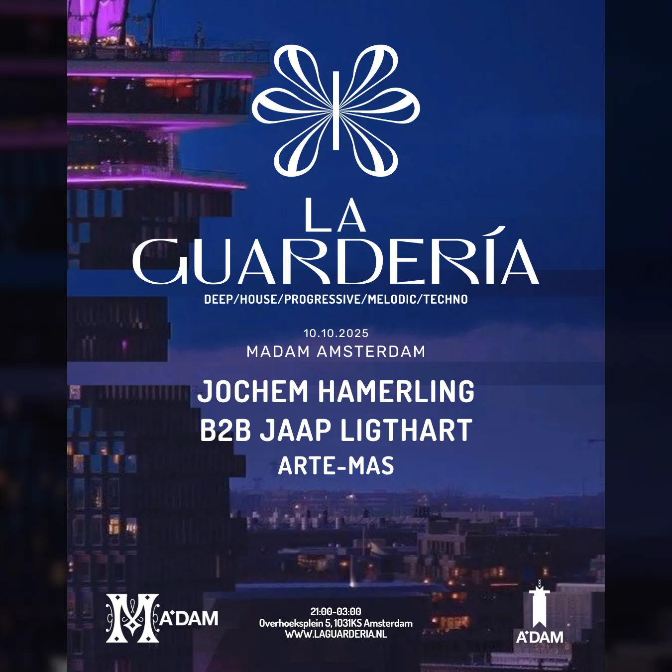 Madam by Night invites: La Guardería