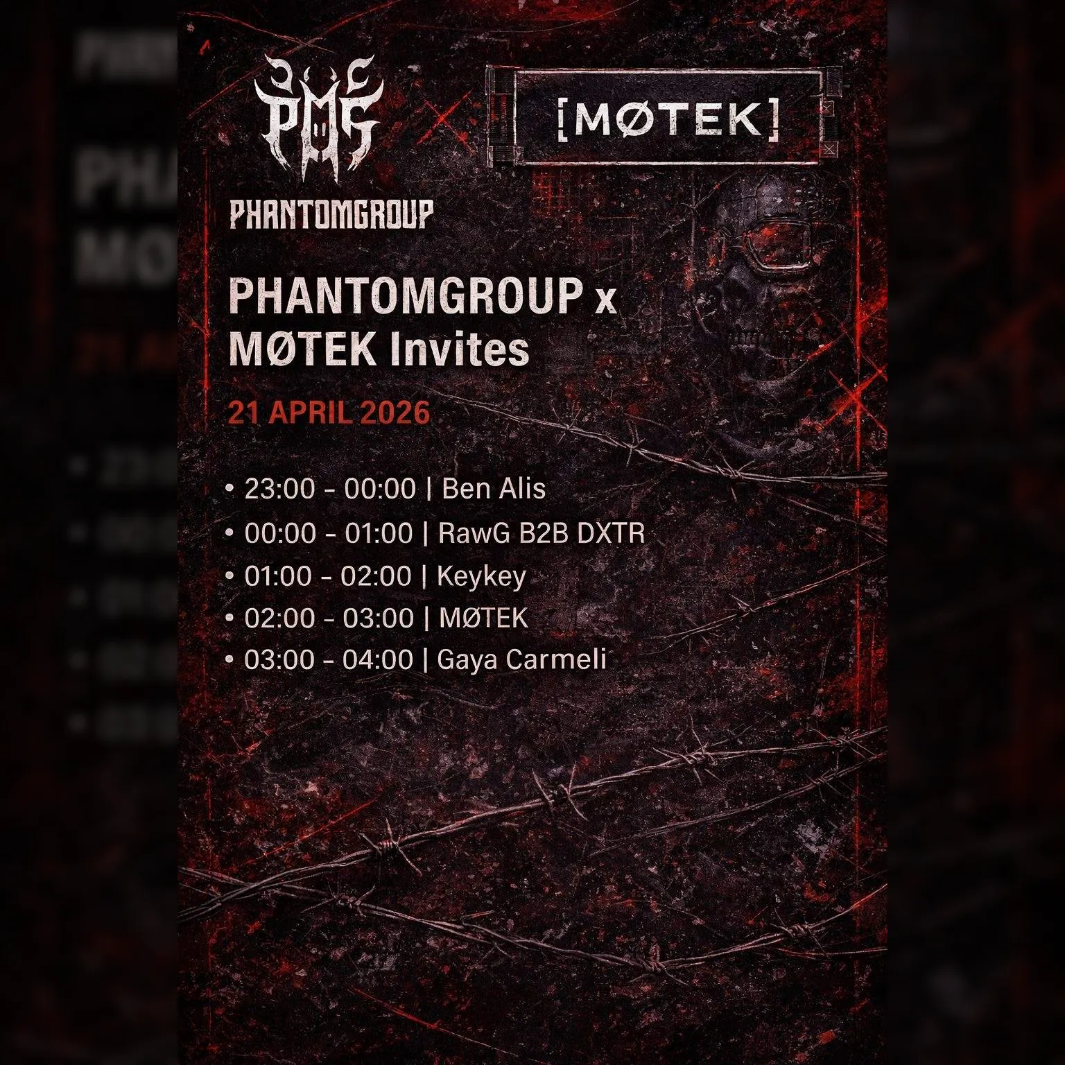 Phantom Group x MØTEK invites 