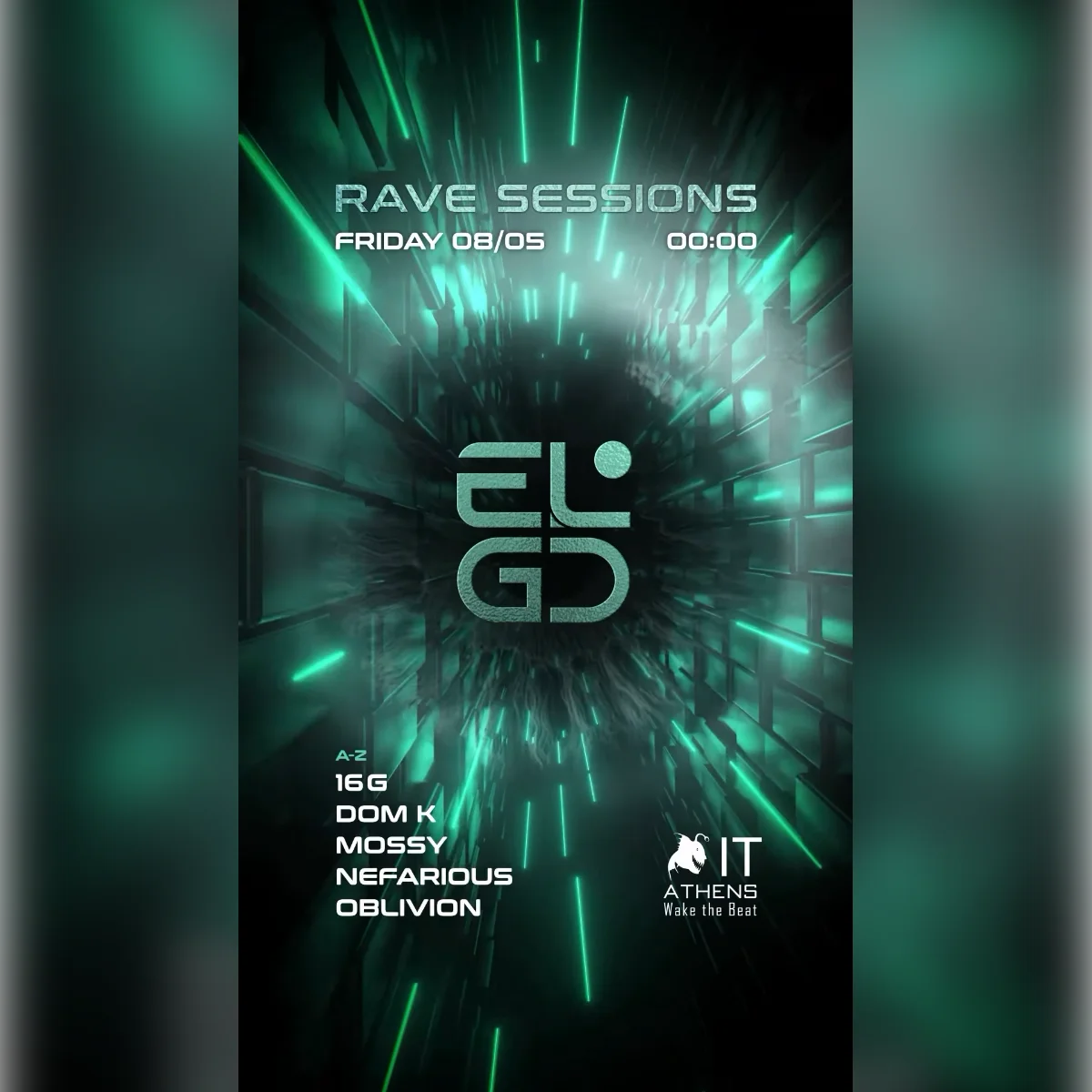 RAVE SESSIONS — back in motion