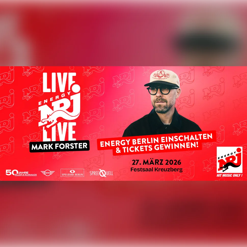 ENERGY LIVE mit Mark Forster
