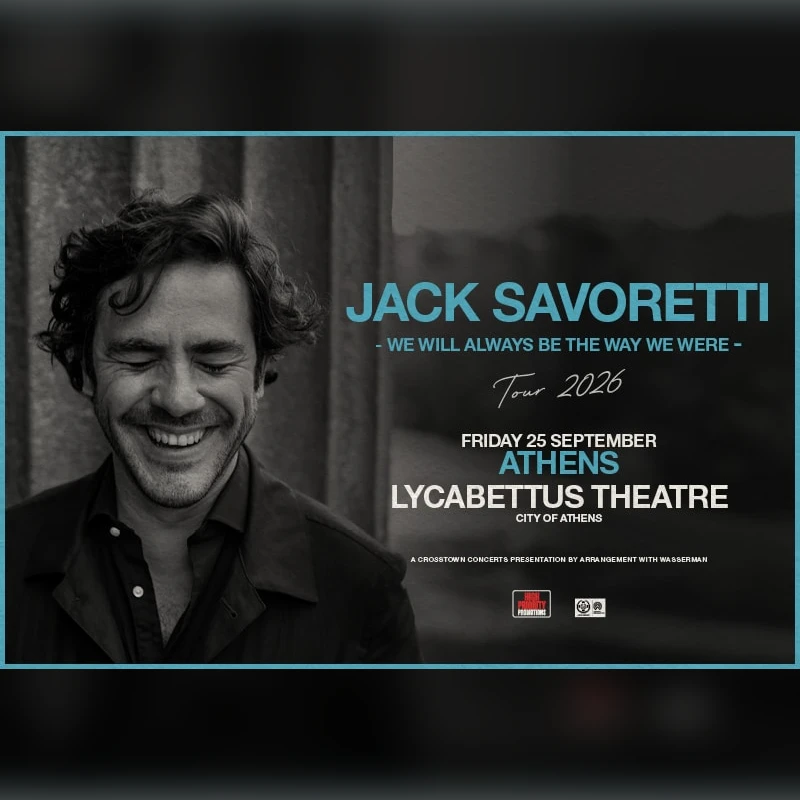JACK SAVORETTI - WE WILL ALWAYS BE THE WAY WE WERE - TOUR 2026