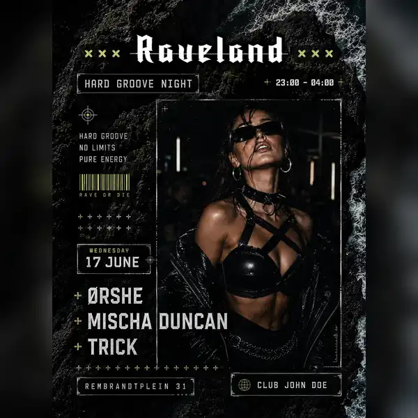 RAVELAND: Hard Groove Night