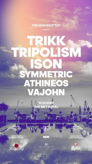 NON ROOFTOP w/ TRIKK, TRIPOLISM, ISON |