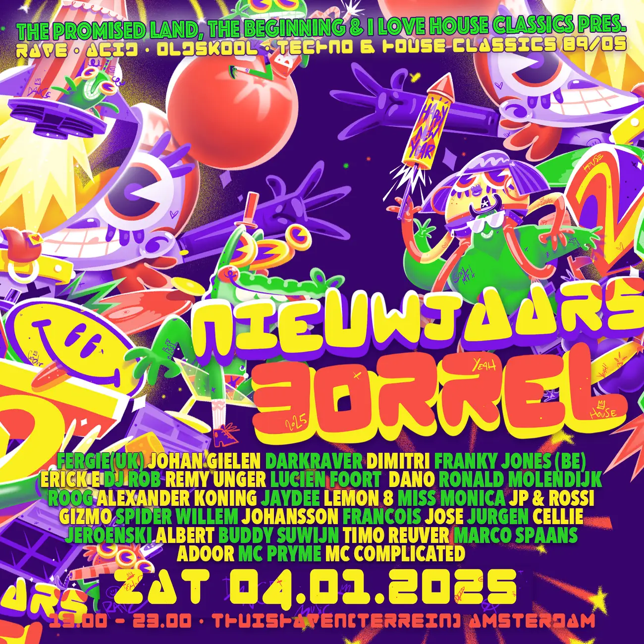 The Promised land, The Beginning & I Love House Classics pres. 'De Nieuwjaarsborrel 2025'