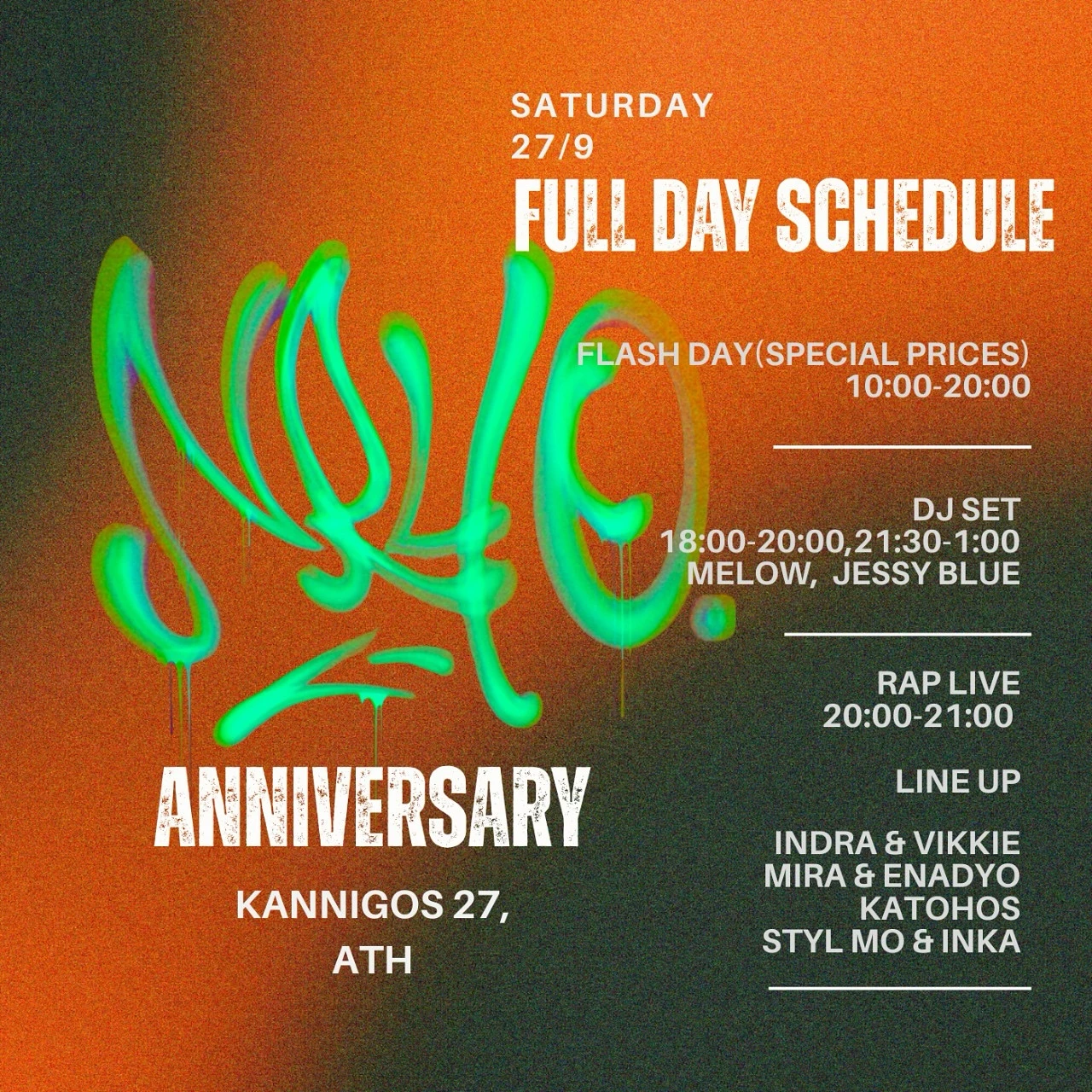 ONE YEAR ANNIVERSARY CELEBRATION