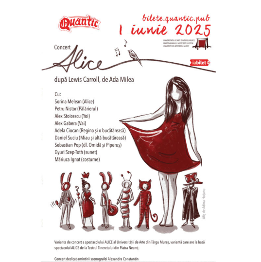 Concert ALICE dupa Lewis Carroll, de ADA MILEA