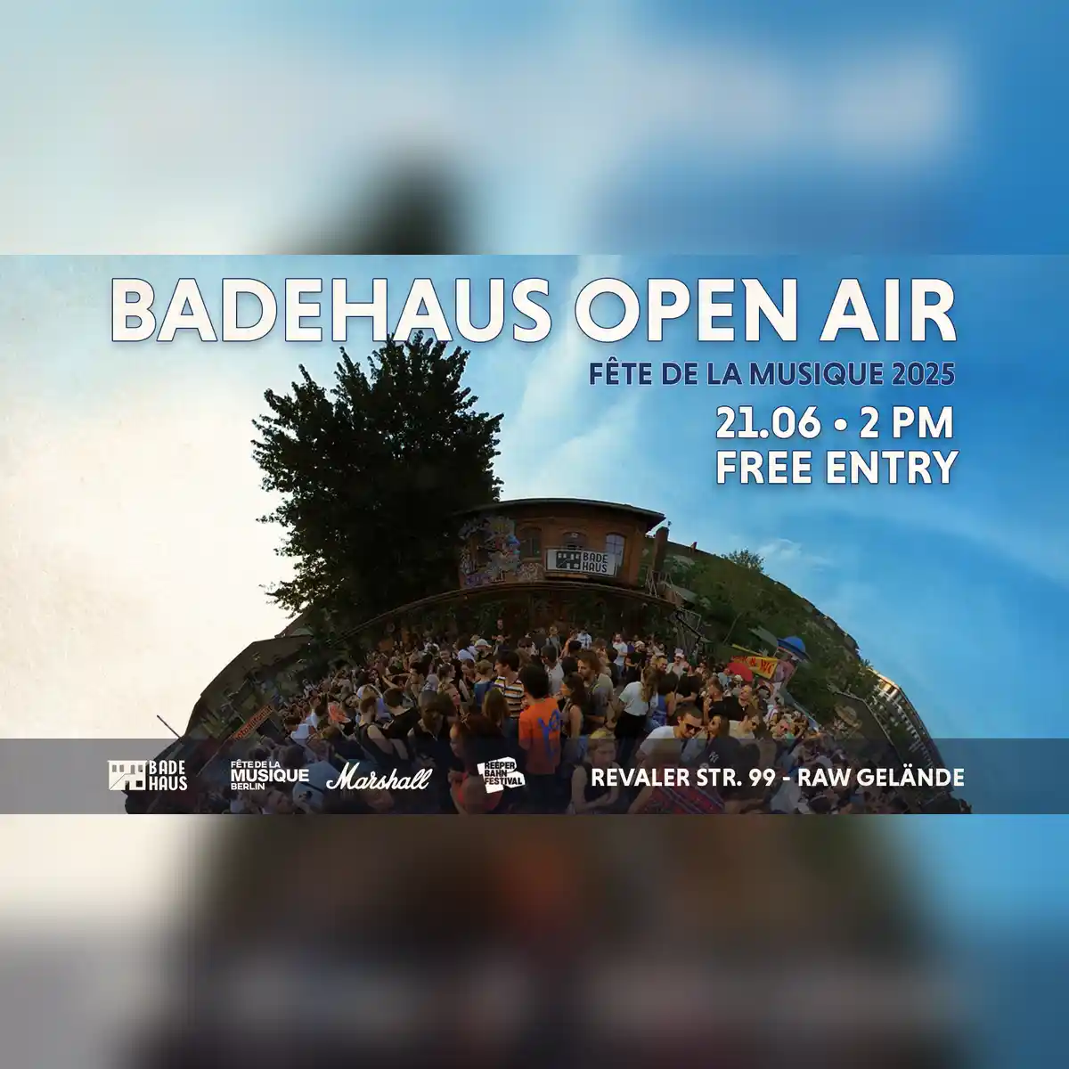 FÊTE DE LA MUSIQUE – BADEHAUS OPEN AIR 2026