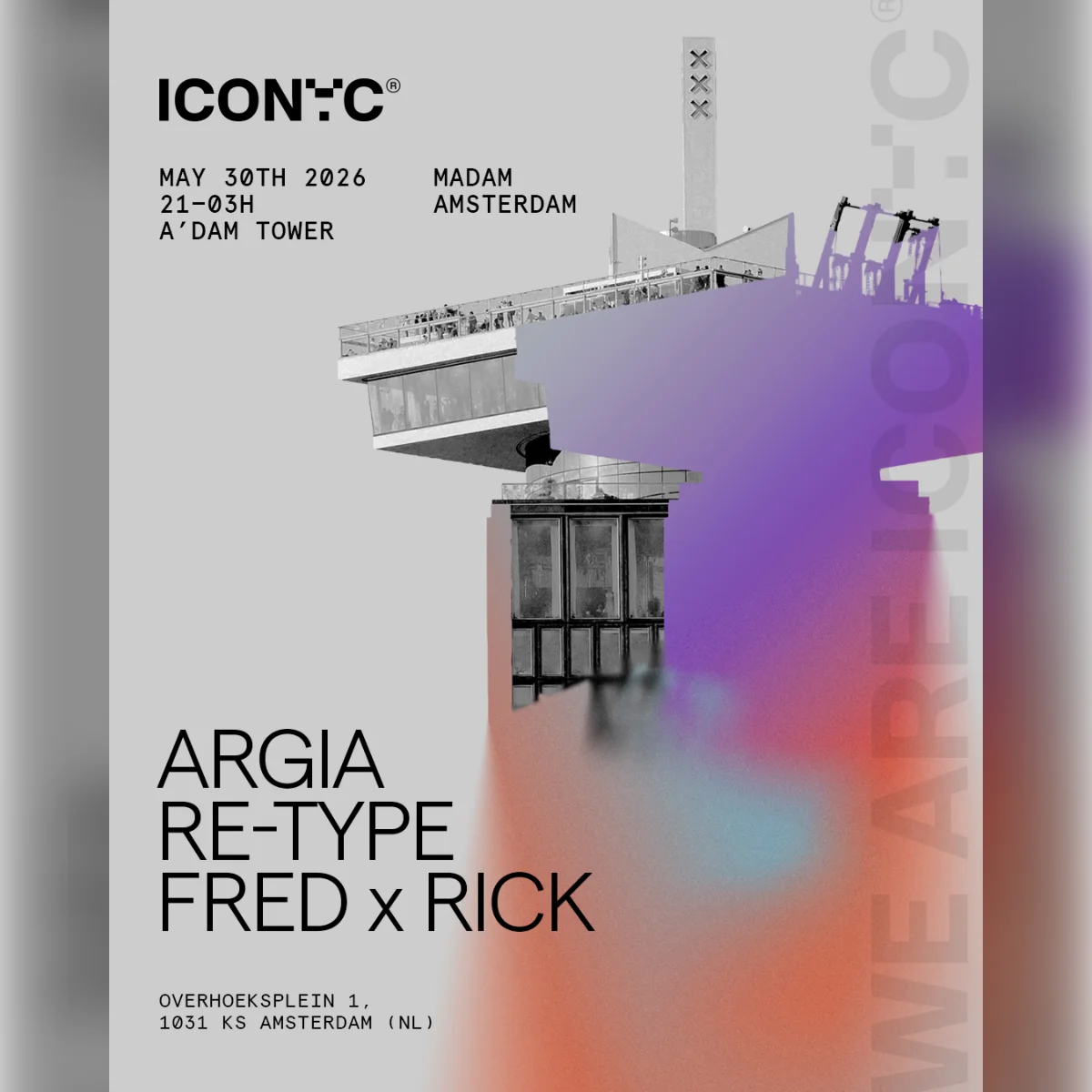 Madam by Night invites: WE ARE ICONYC