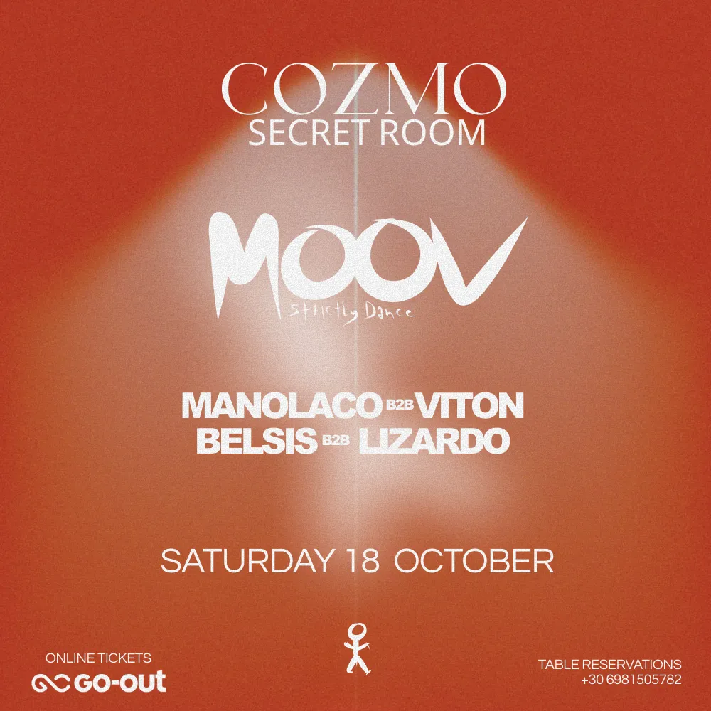MOOV at SECRET ROOM COZMO